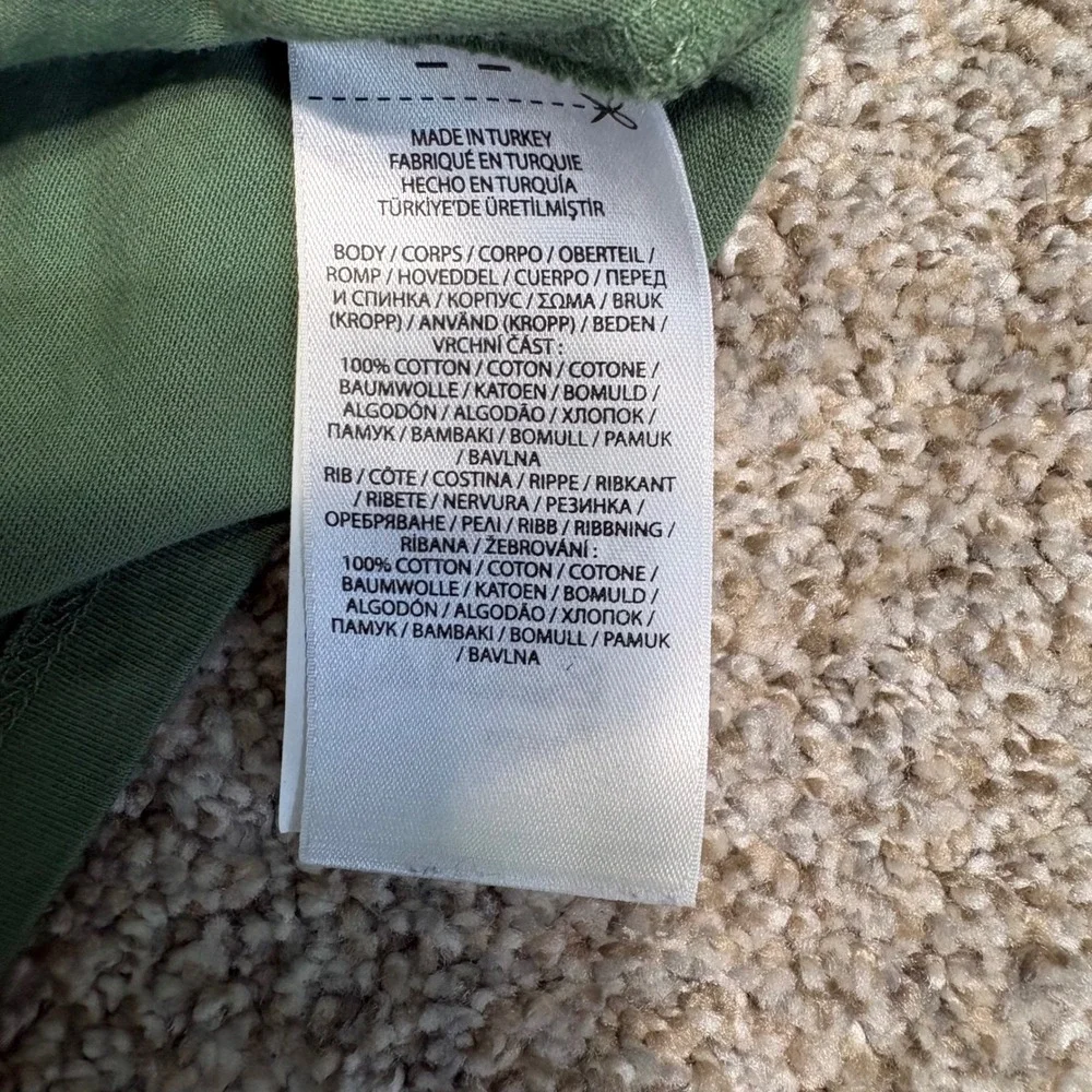 Ralph Lauren Polo Bear Shirt Dog Graphic Tee Kid Size 24M Long Sleeve Green Baby